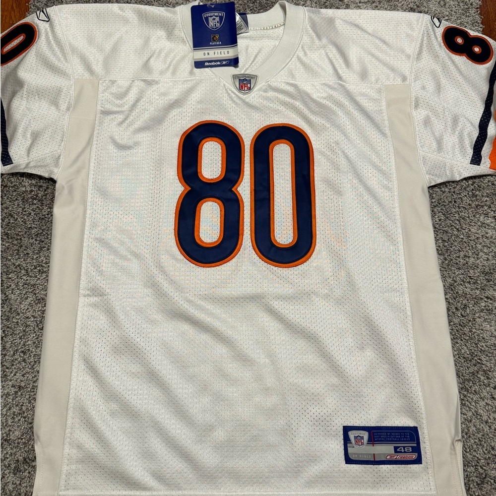 New Bernard Berrian #80 Chicago Bears Adult RBK Jersey Mens size 48 NFL On Field